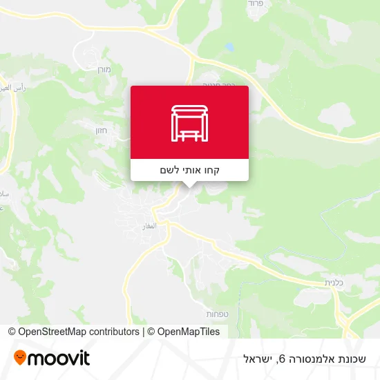 מפת שכונת אלמנסורה 6