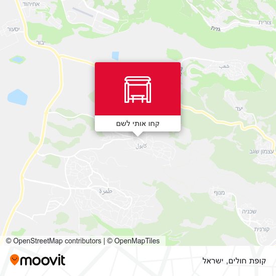 מפת קופת חולים