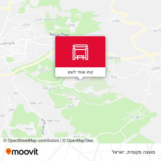 מפת מועצה מקומית