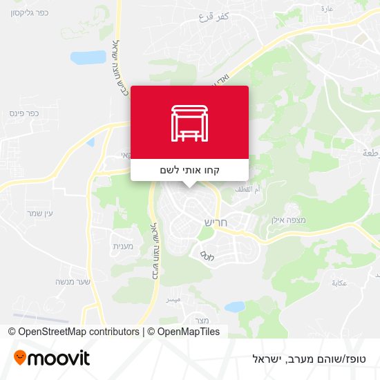 מפת טופז/שוהם מערב