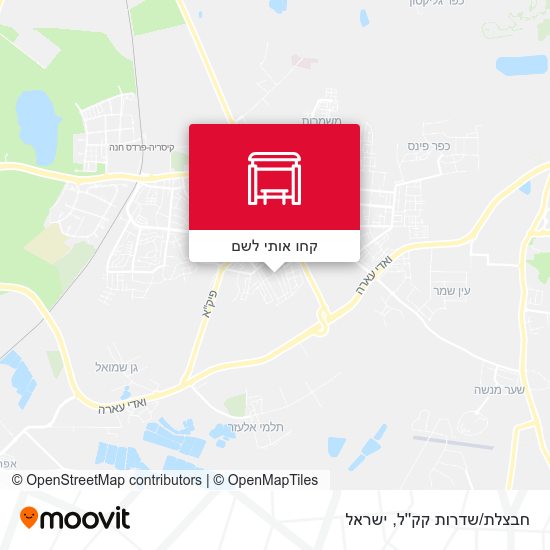 מפת חבצלת/שדרות קק''ל