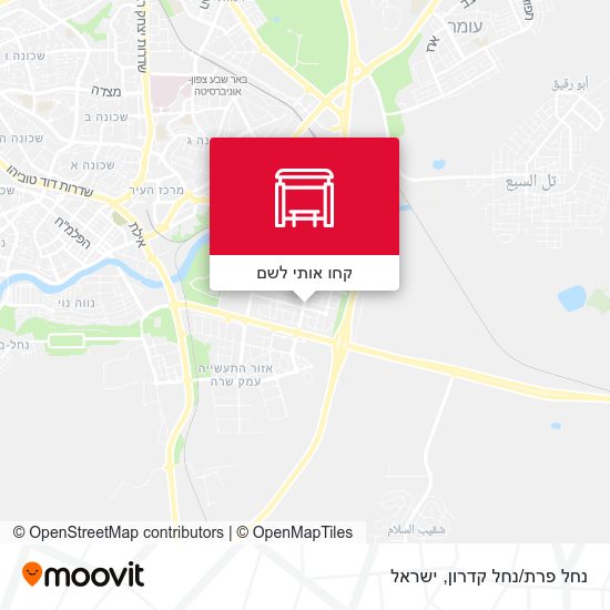 מפת נחל פרת/נחל קדרון