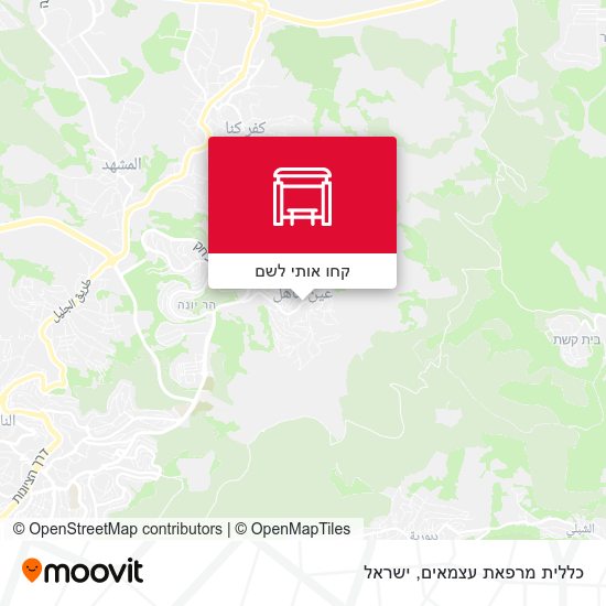 מפת כללית מרפאת עצמאים