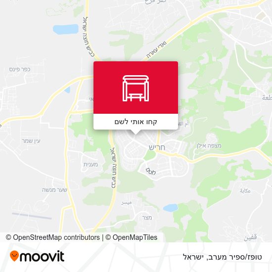 מפת טופז/ספיר מערב