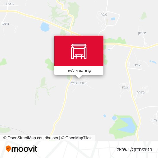 מפת הזית/הדקל