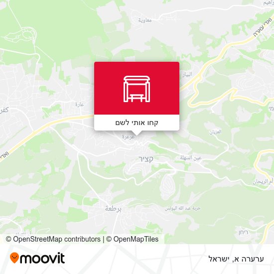 מפת ערערה א