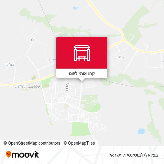 מפת בצלאל/ז'בוטינסקי