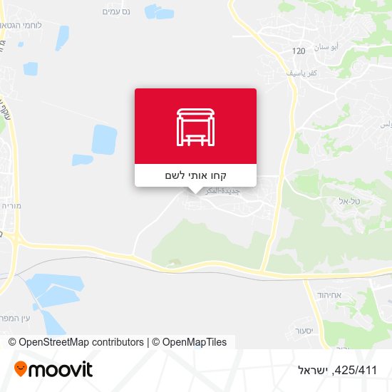 מפת 425/411