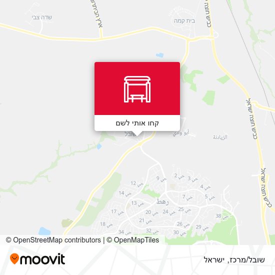 מפת שובל/מרכז