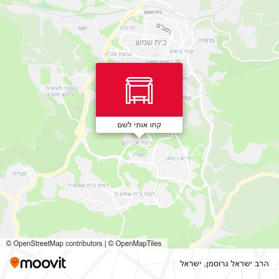 מפת הרב ישראל גרוסמן