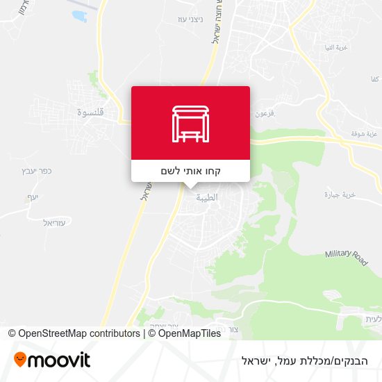מפת הבנקים/מכללת עמל