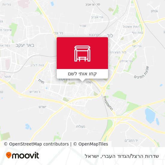 מפת שדרות הרצל/הגדוד העברי