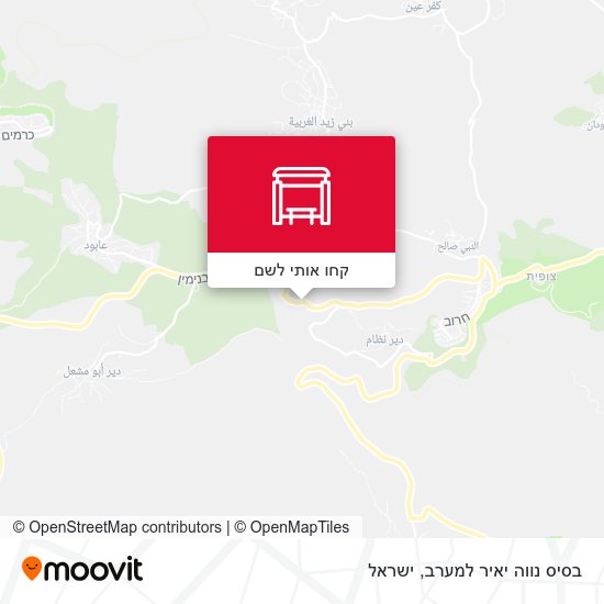 מפת בסיס נווה יאיר למערב