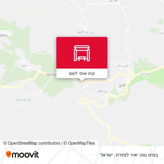 מפת בסיס נווה יאיר למזרח