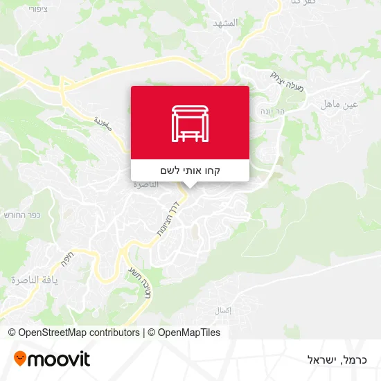 מפת כרמל