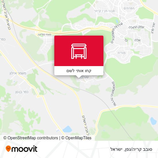 מפת סובב קריה/גפן