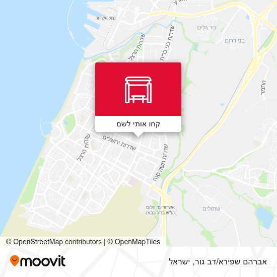 מפת אברהם שפירא/דב גור