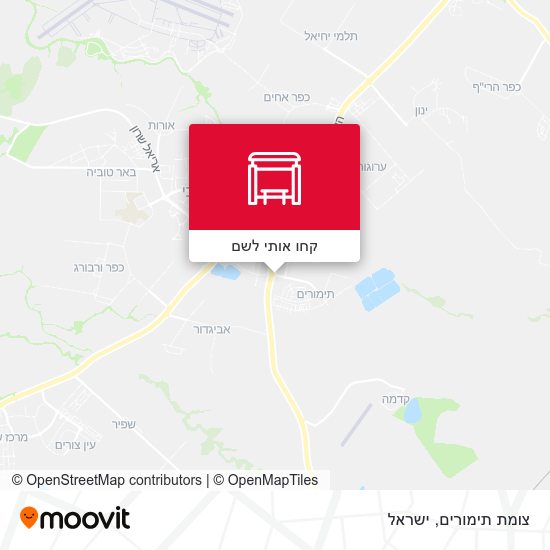 מפת צומת תימורים