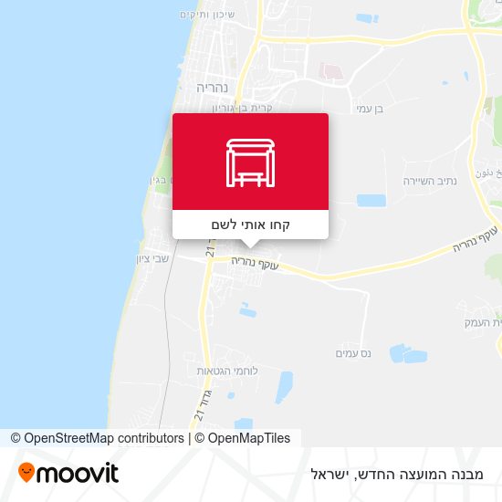 מפת מבנה המועצה החדש