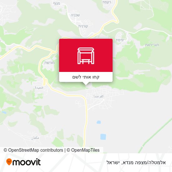 מפת אלמטלה/מצפה מנדא