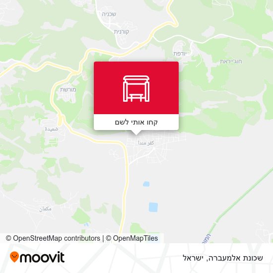 מפת שכונת אלמעברה