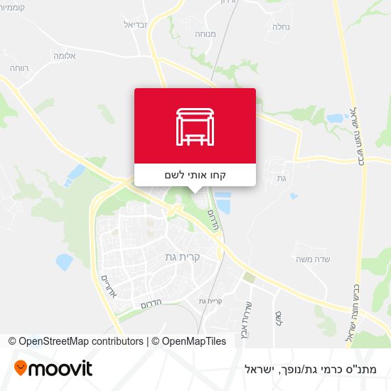 מפת מתנ''ס כרמי גת/נופך