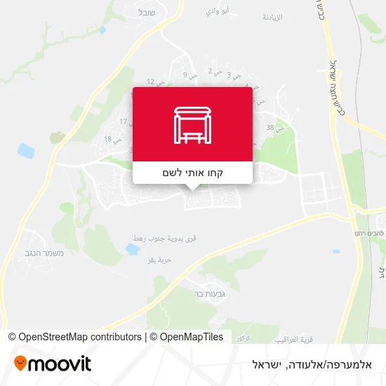 מפת אלמערפה/אלעודה