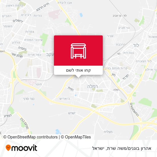 מפת אהרון בוגנים/משה שרת