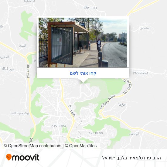 מפת הרב פרדס/מאיר בלבן
