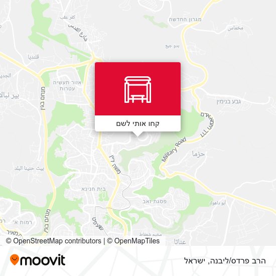מפת הרב פרדס/ליבנה