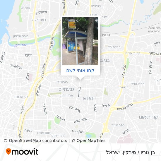 מפת בן גוריון/ סירקין