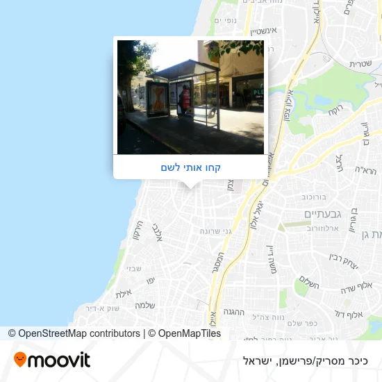 מפת כיכר מסריק/פרישמן