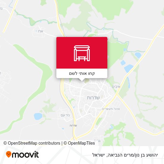 מפת יהושע בן נון/מרים הנביאה