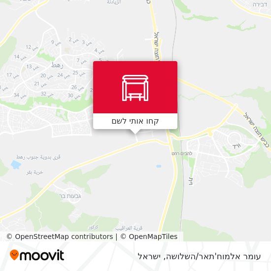 מפת עומר אלמוח'תאר/השלושה