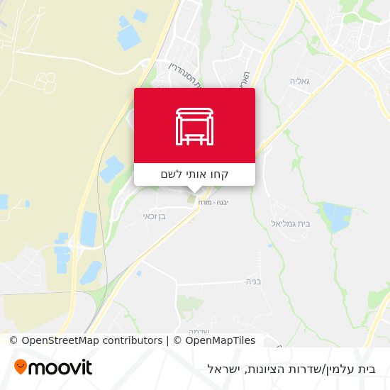 מפת בית עלמין/שדרות הציונות