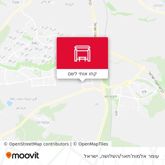 מפת עומר אלמוח'תאר/השלושה
