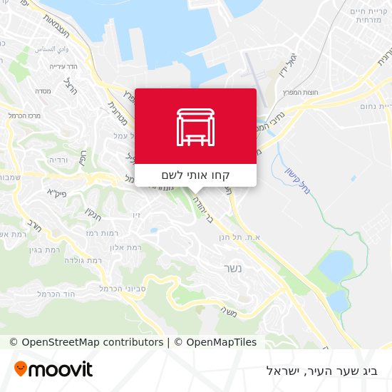 מפת ביג שער העיר