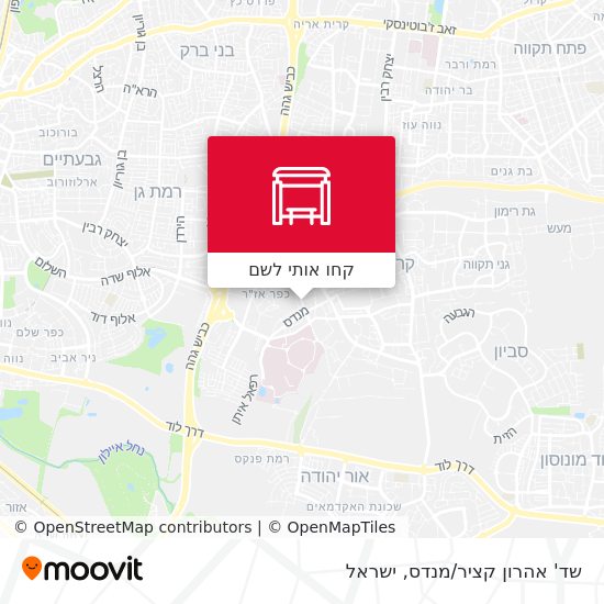 מפת שד' אהרון קציר/מנדס