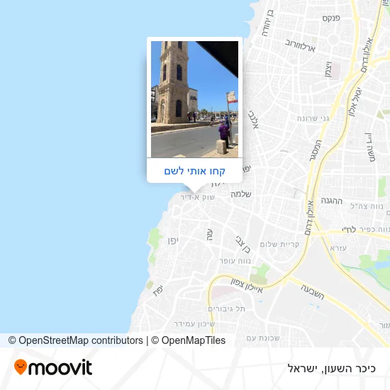 מפת כיכר השעון