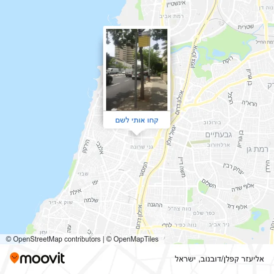 מפת אליעזר קפלן/דובנוב