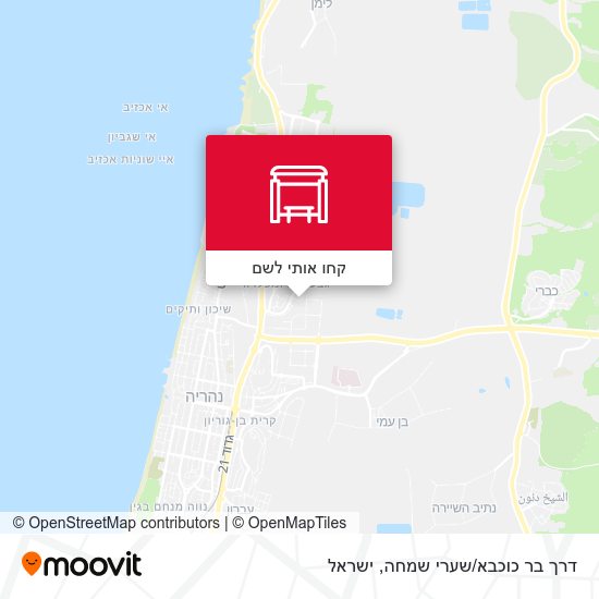 מפת דרך בר כוכבא/שערי שמחה