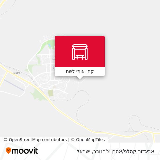 מפת אביגדור קהלני/אהרן צ'חנובר