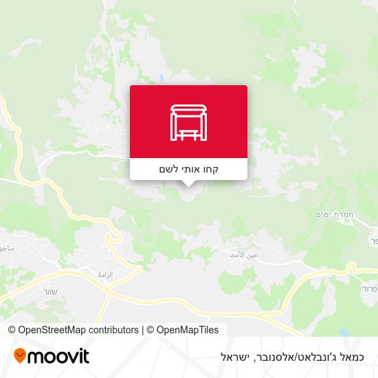 מפת כמאל ג'ונבלאט/אלסנובר