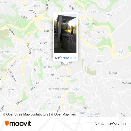 מפת ככר צהל/יפו