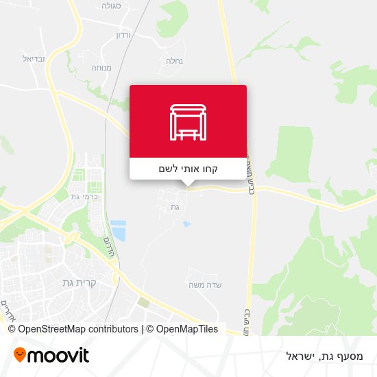 מפת מסעף גת