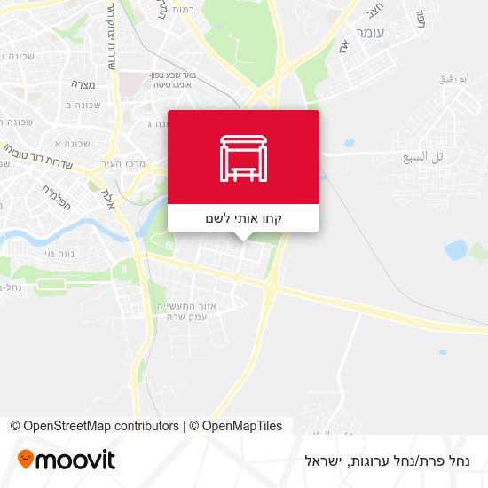 מפת נחל פרת/נחל ערוגות