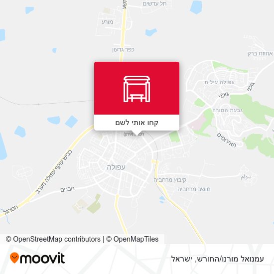 מפת עמנואל מורנו/החורש