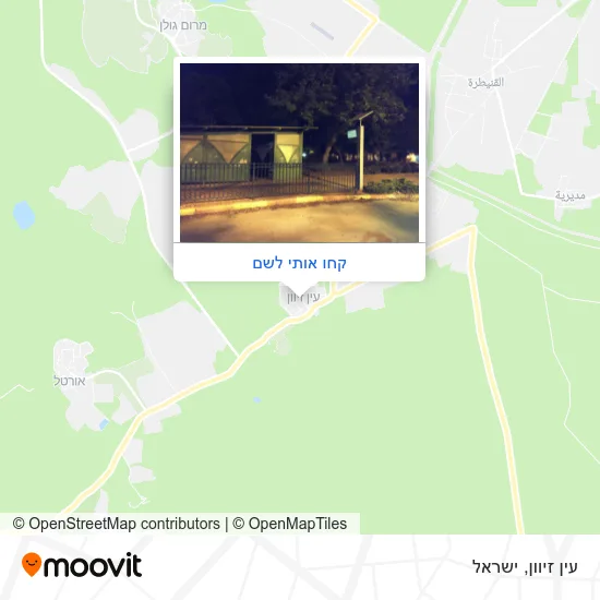 מפת עין זיוון