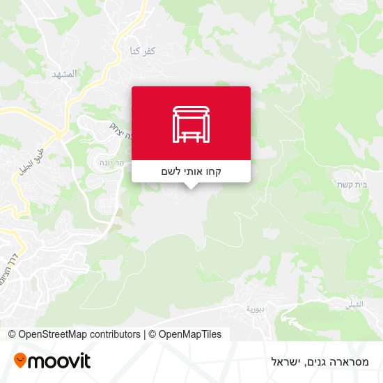 מפת מסרארה גנים