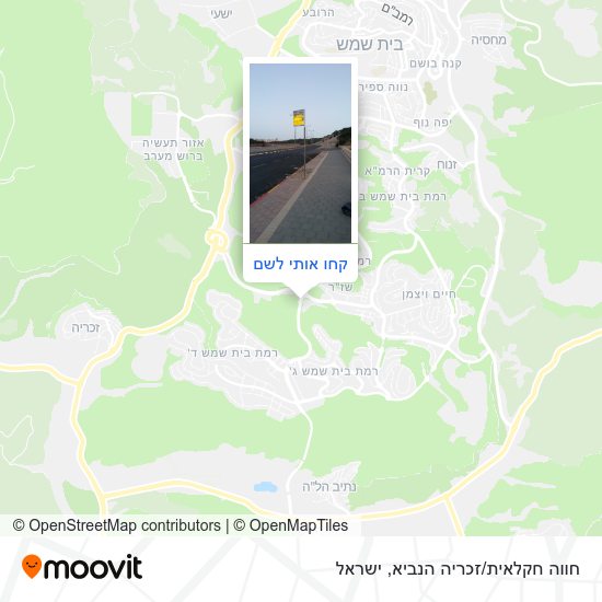 מפת חווה חקלאית/זכריה הנביא
